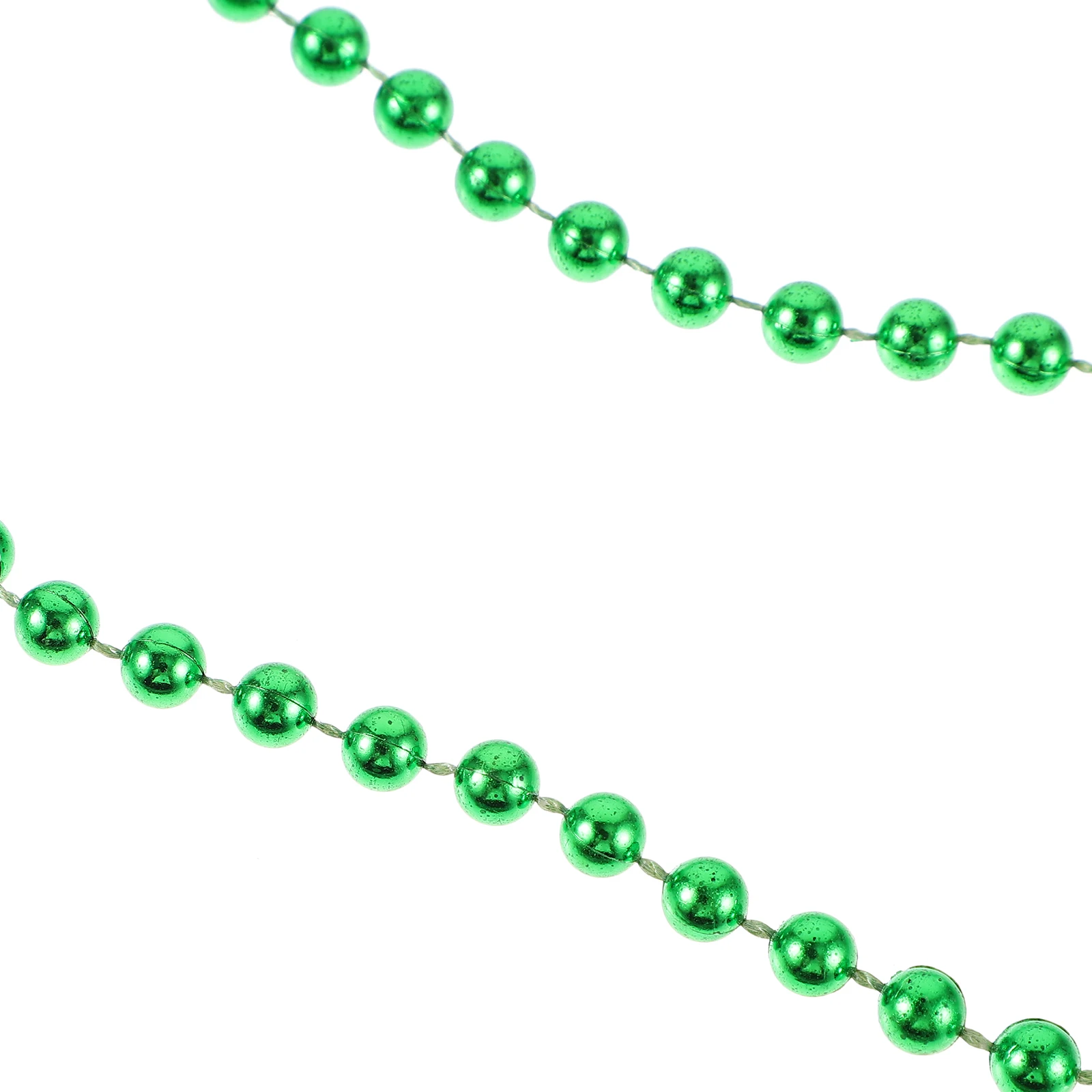 

5PCS Yellow Beaded Necklace Chain for Stage Dance Party Festival Decorative Gras Carnival Props Lightweight Durable