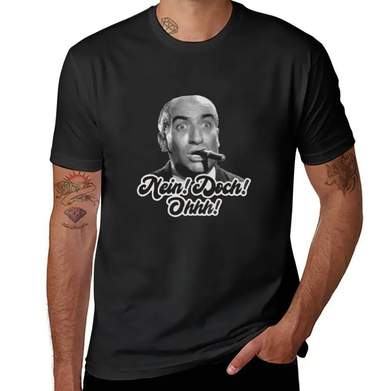 

Nein Doch Ohh - Louis De Funes T-Shirt oversizeds vintage t shirts mens champion t shirts