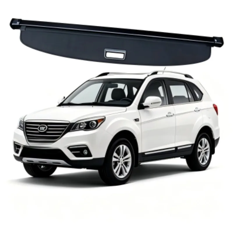 

Cargo Cover Trunk Privacy Shade Rear Security Partition Anti-Theft Shield Retractable Organizer for Lifan X60