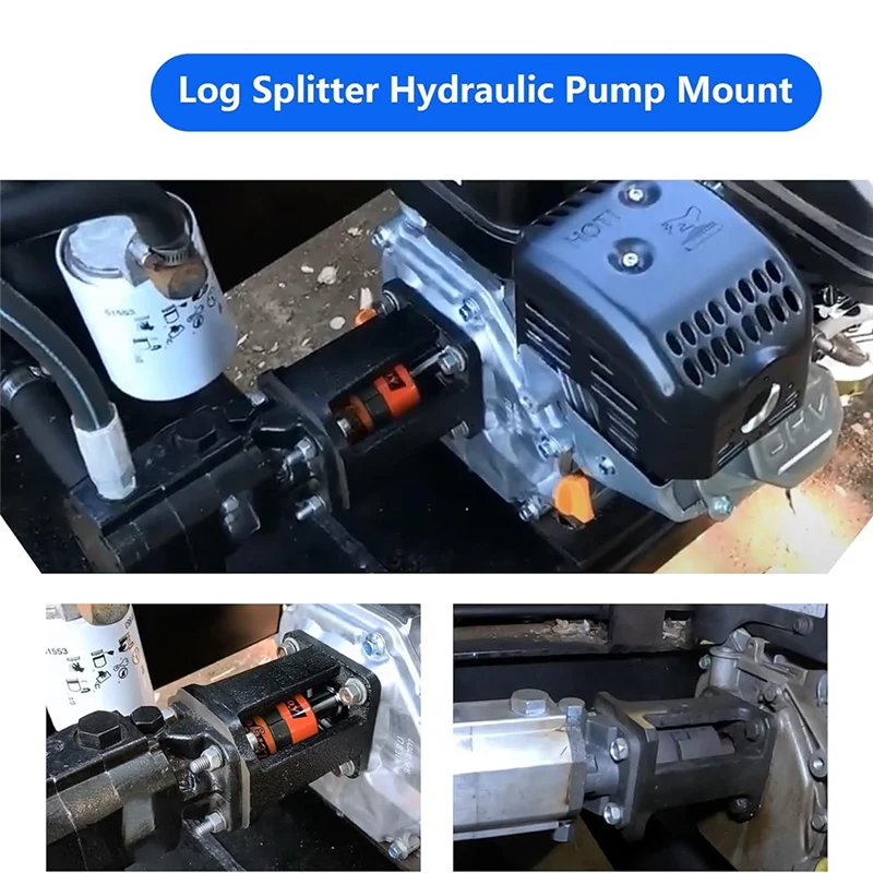 【TODAY-OnLY!】قوس استبدال المضخة الهيدروليكية لمقسم السجل يناسب محركات الطاقة 5-7 حصان حمالة صدر تركيب فاصل السجل الهيدروليكي