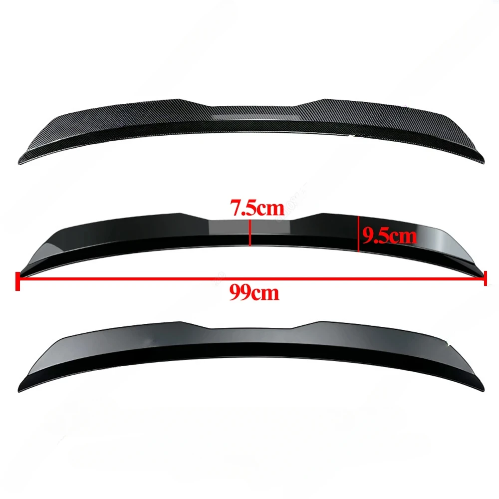 For Seat LEON 1P 5F MK3 for ST Cupra TGI / FR Hatchback 2013-2024 Car Tail Wings Fixed Wind Spoiler Rear Wing Bodykits Tuning view 2