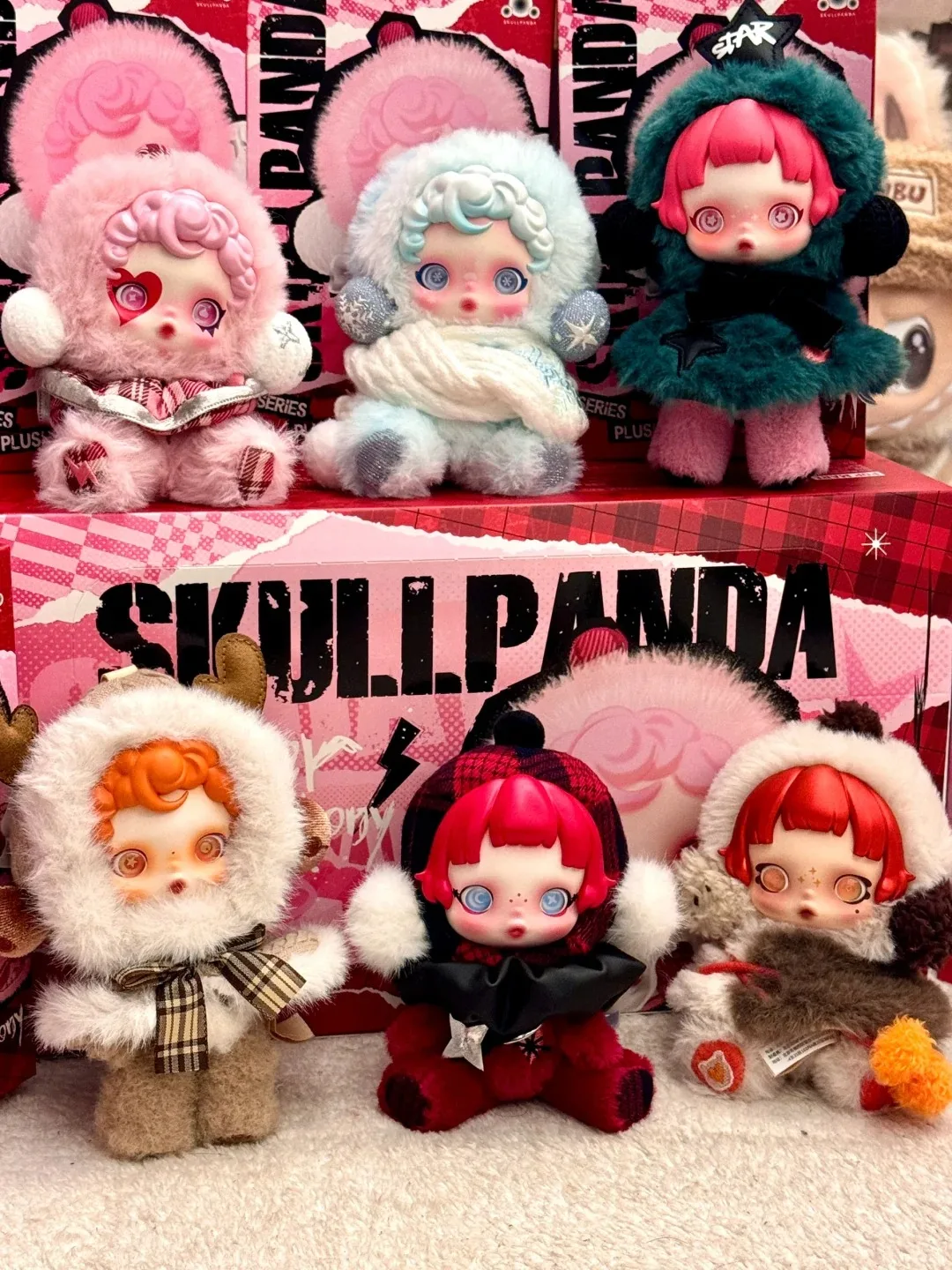 Genuine Skullpanda Winter Symphony Series New Blind Box Sp Vinyl Face Doll Cute Song Of Snow Figures Pendant Toys Christmas Gift