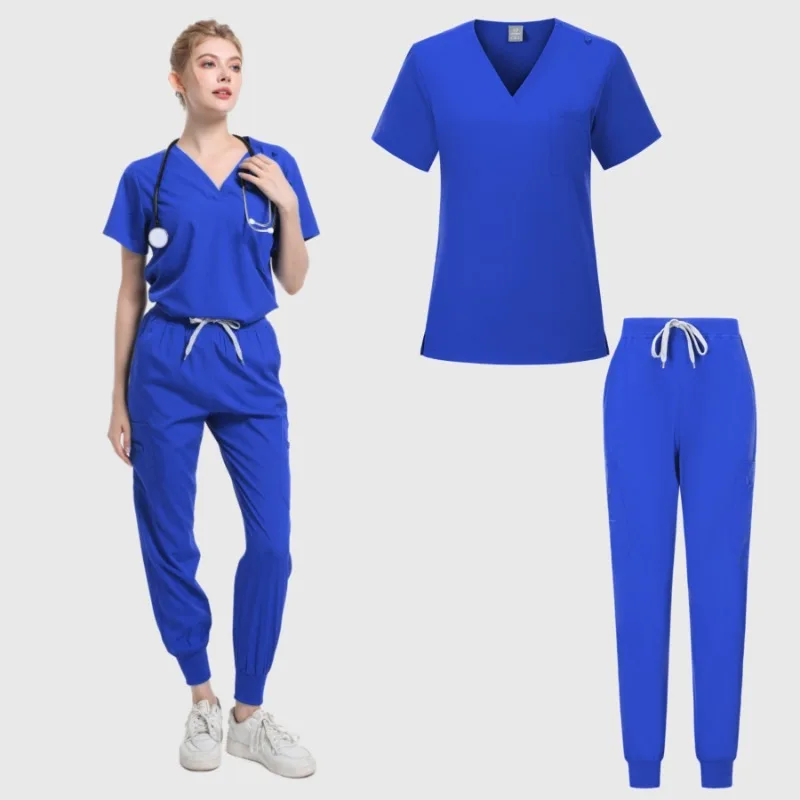 Summer Operating Room Isolation Gowns Nurse Gown Set Hospital Nursing Oral Dental Work Uniforms Hand Wash Clothes