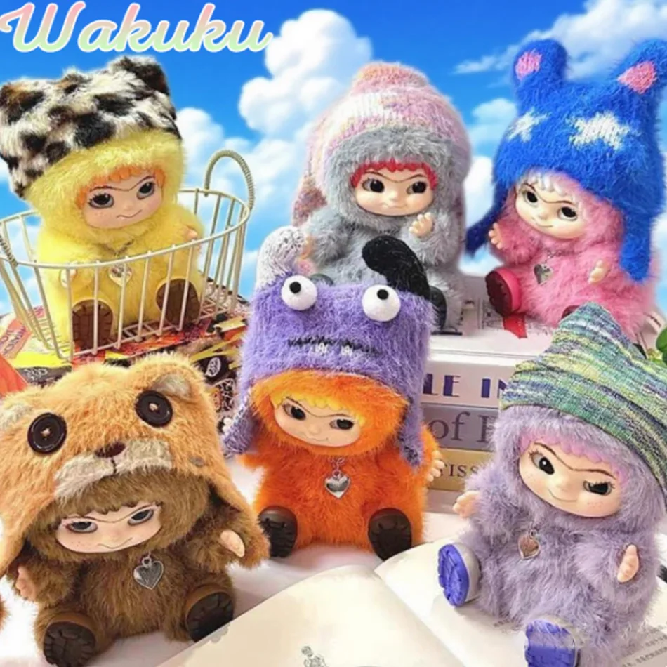 Kawai Pular Peluche Mao Mao Bambola in vinile - Scatola cieca carina Serie Divertimento regalo di ornamenti per feste fatti a mano