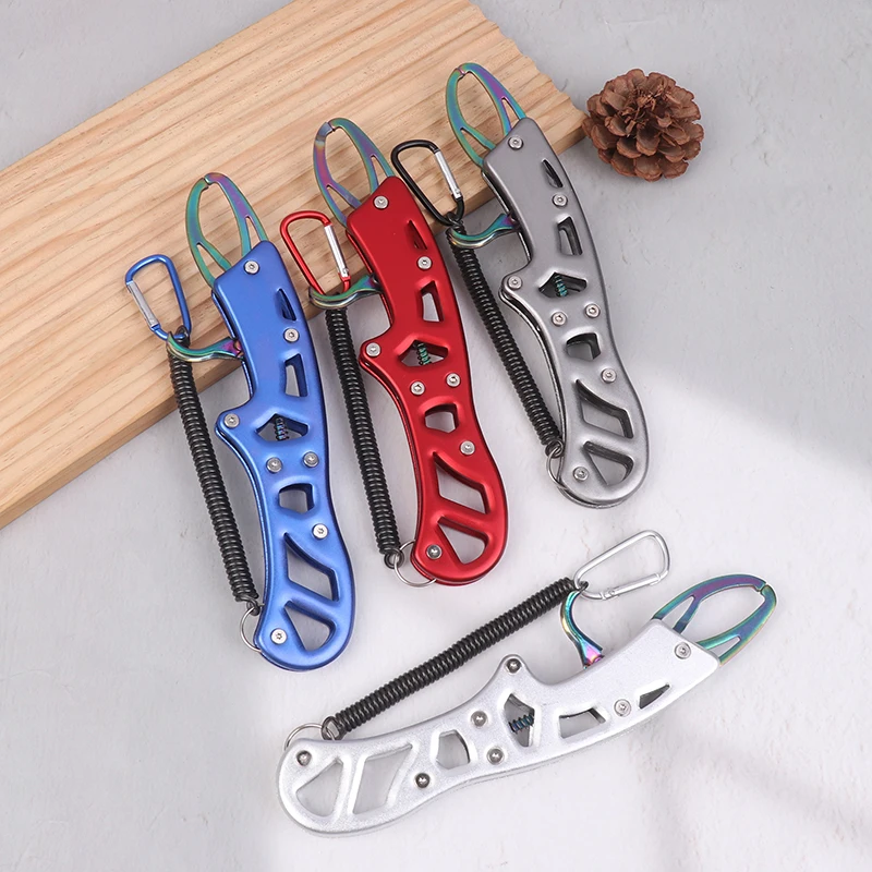 Aluminiumlegierung Angelzange mit Lippengreifer und Werkzeugseil – Angelzubehör