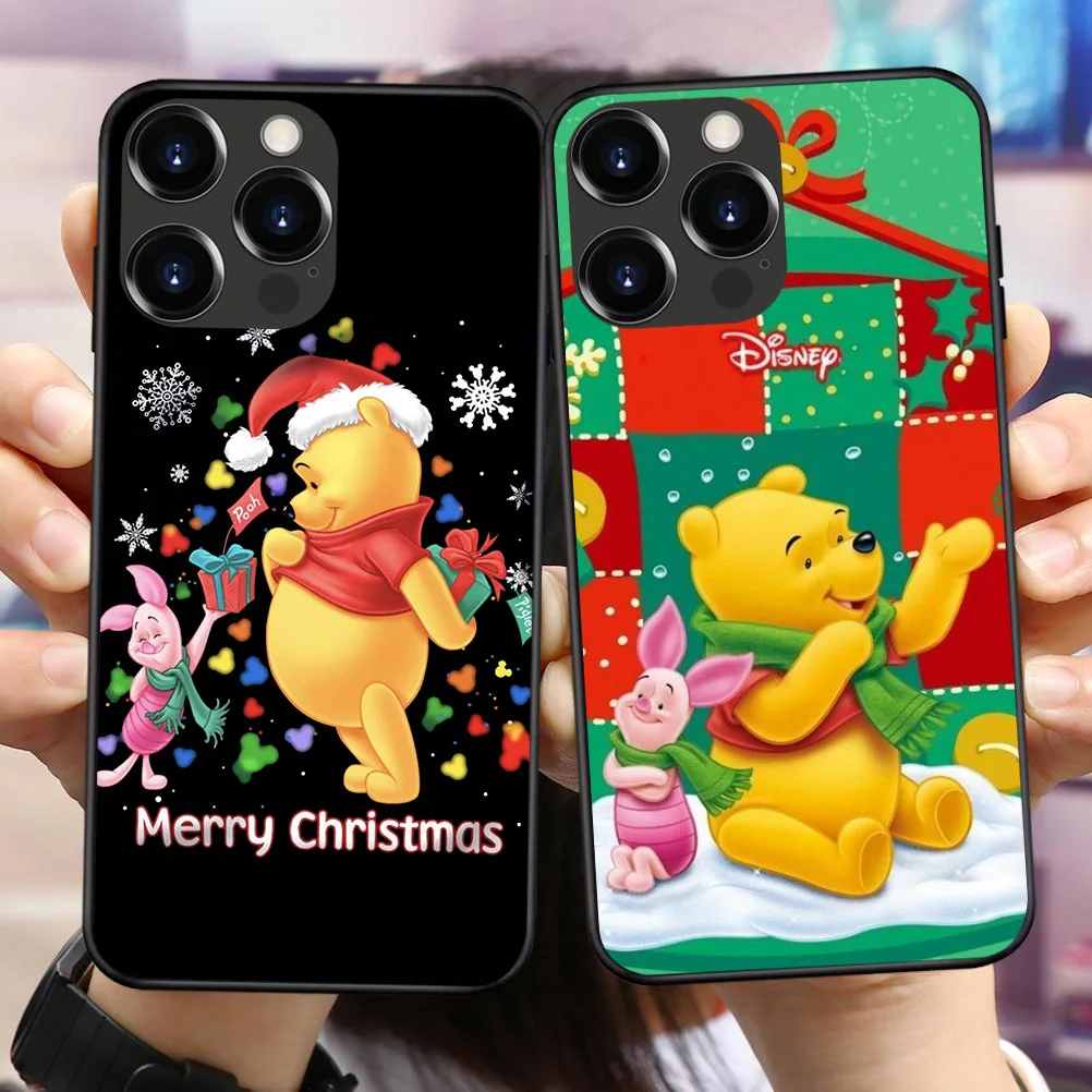 TV-28 Winnie Joyeux Noël étui souple pour Xiaomi Redmi Note 12 8 8A 8T 9 9A 9C 10A Pro