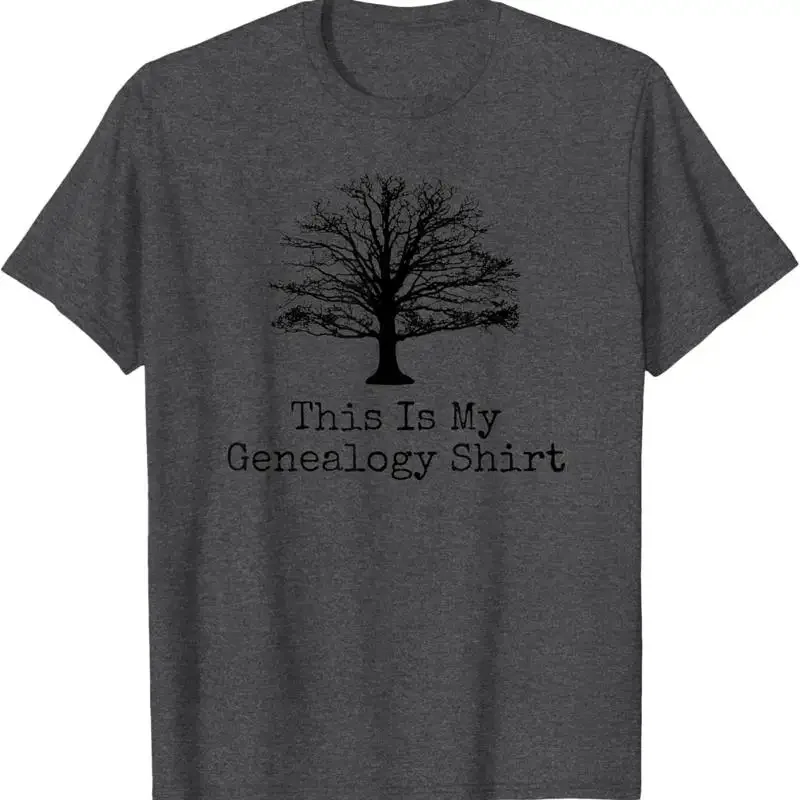 

Genealogy Tree This Is My Genealogy Shirt Funny Family History Research Graphic Tee Men