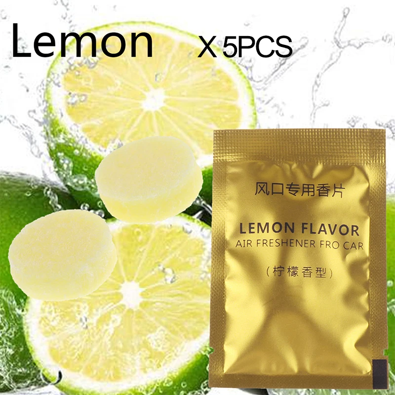 5 قطعة معطرات الهواء للسيارة عبوات سيارة تنفيس الهواء كليب نكهة استبدال مجموعة الصلبة العطر رائحة معطّر الهواء إعادة الملء أقراص