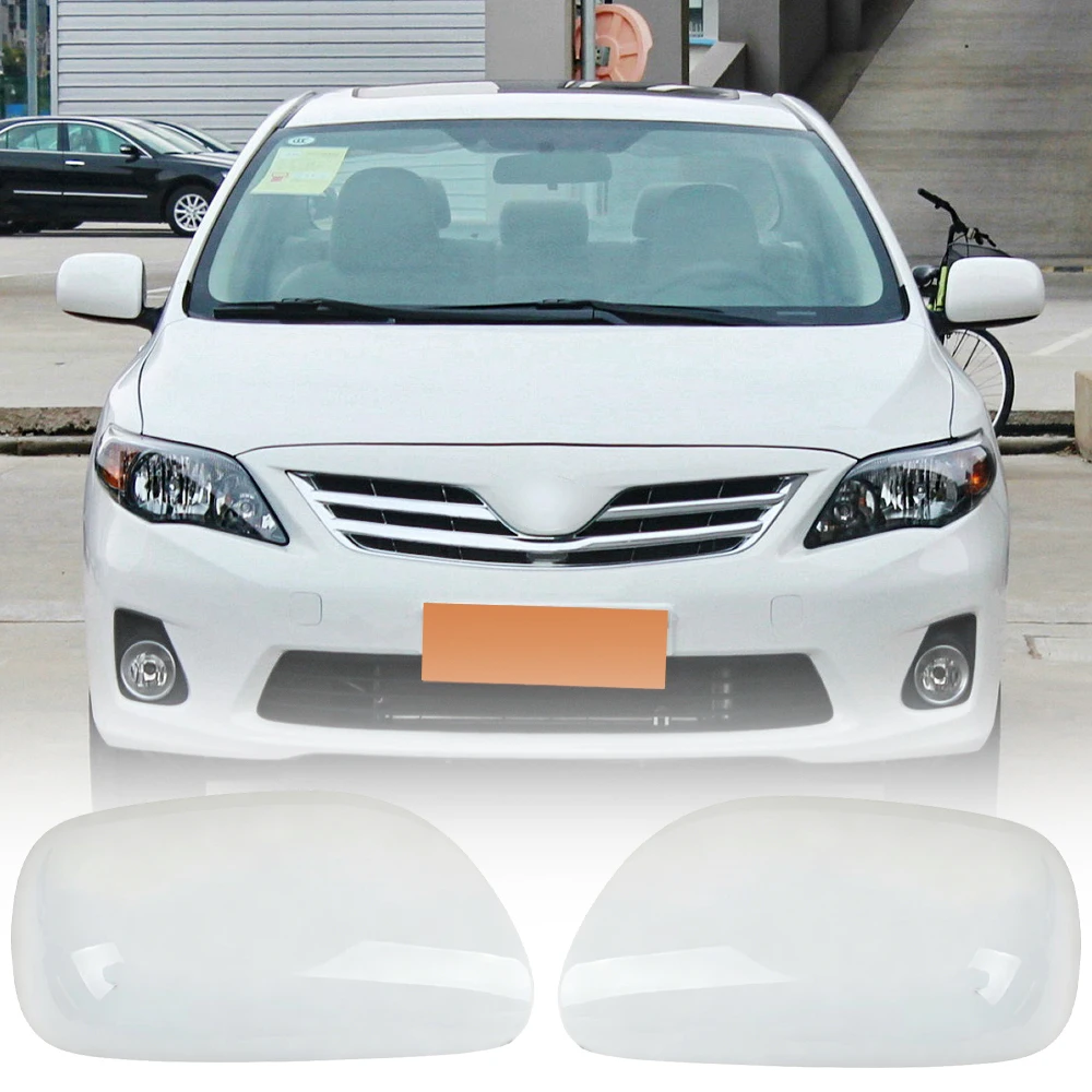 Car Accessories Cover Mirror Rearview Mirror Housing For Toyota Corolla 2007 2008 2009 - 2013 Without light slot Replace Mirror - view 2
