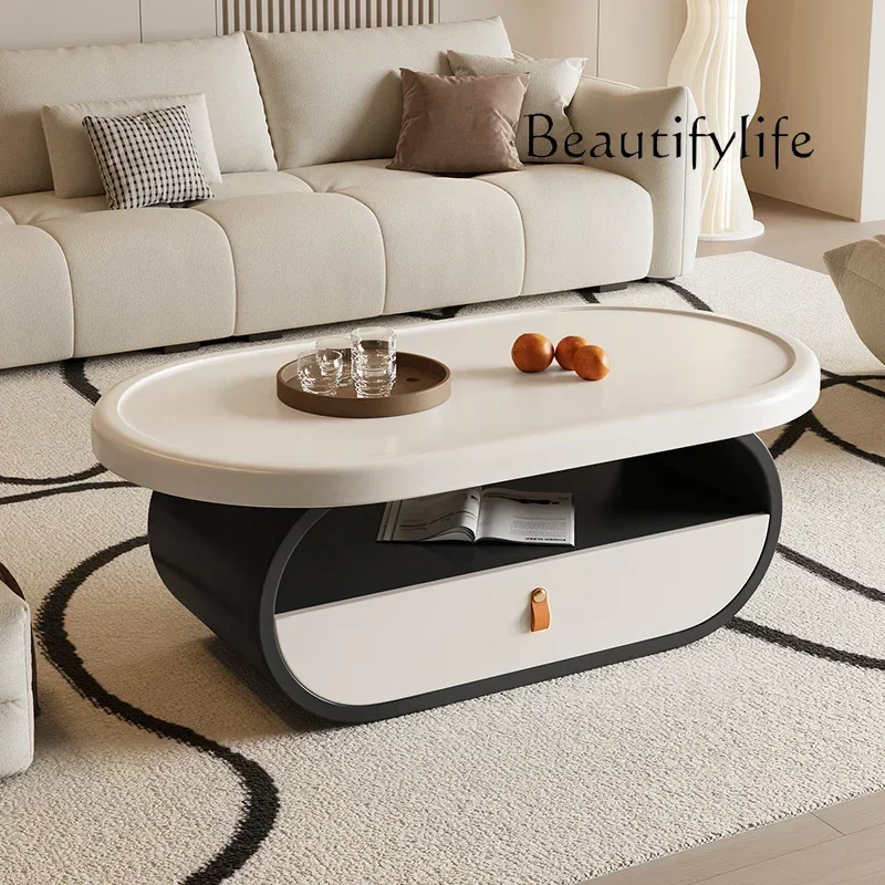 z.56 Tavolino in legno massello Tavolino da tè moderno e semplice, soggiorno domestico nordico. Tavolino da caffè per piccoli appartamenti