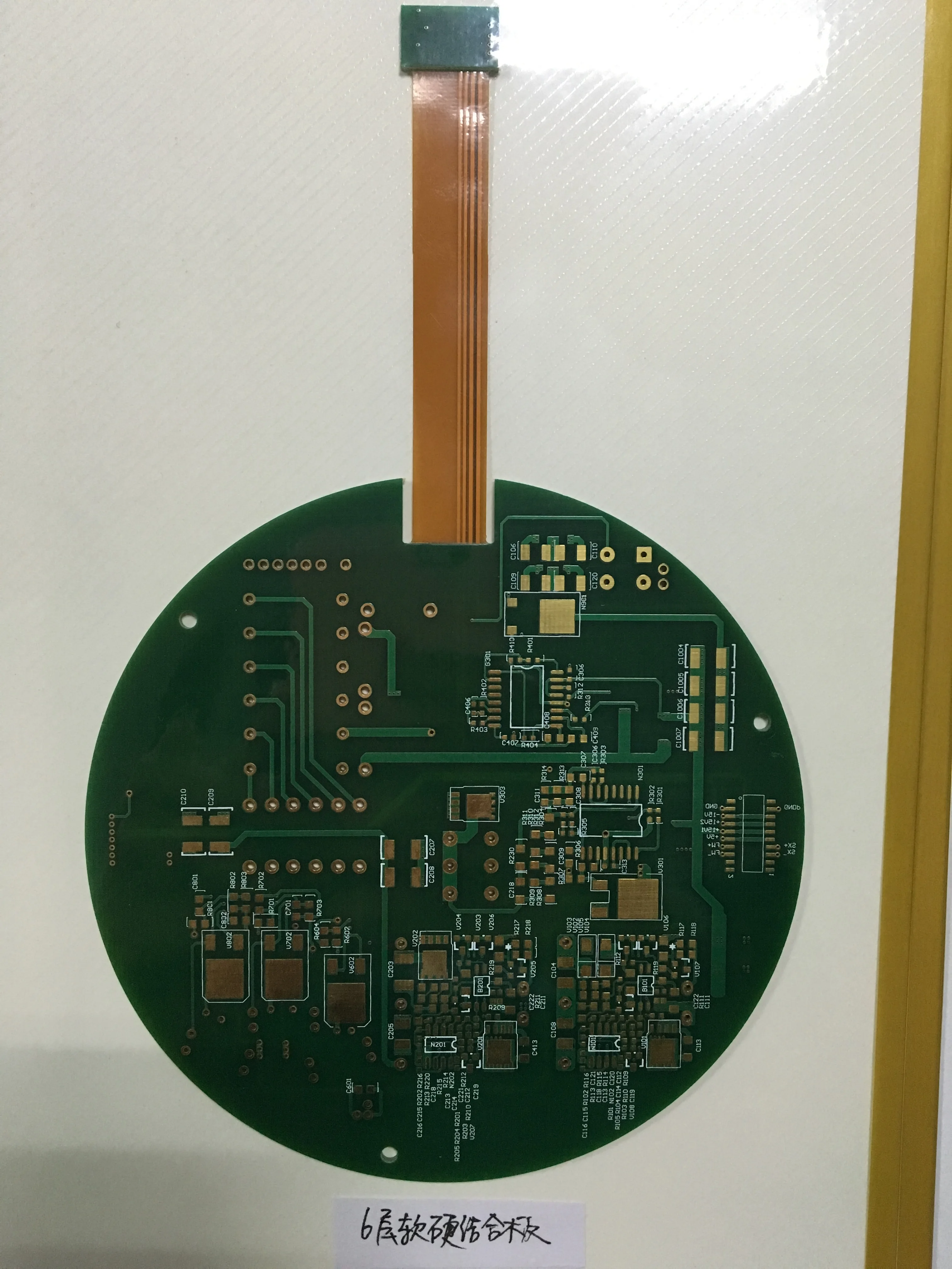 Rigid Flex PCB For Optical Transceiver Immersion Tin Surface Fiber Communication Mixed PCB Board