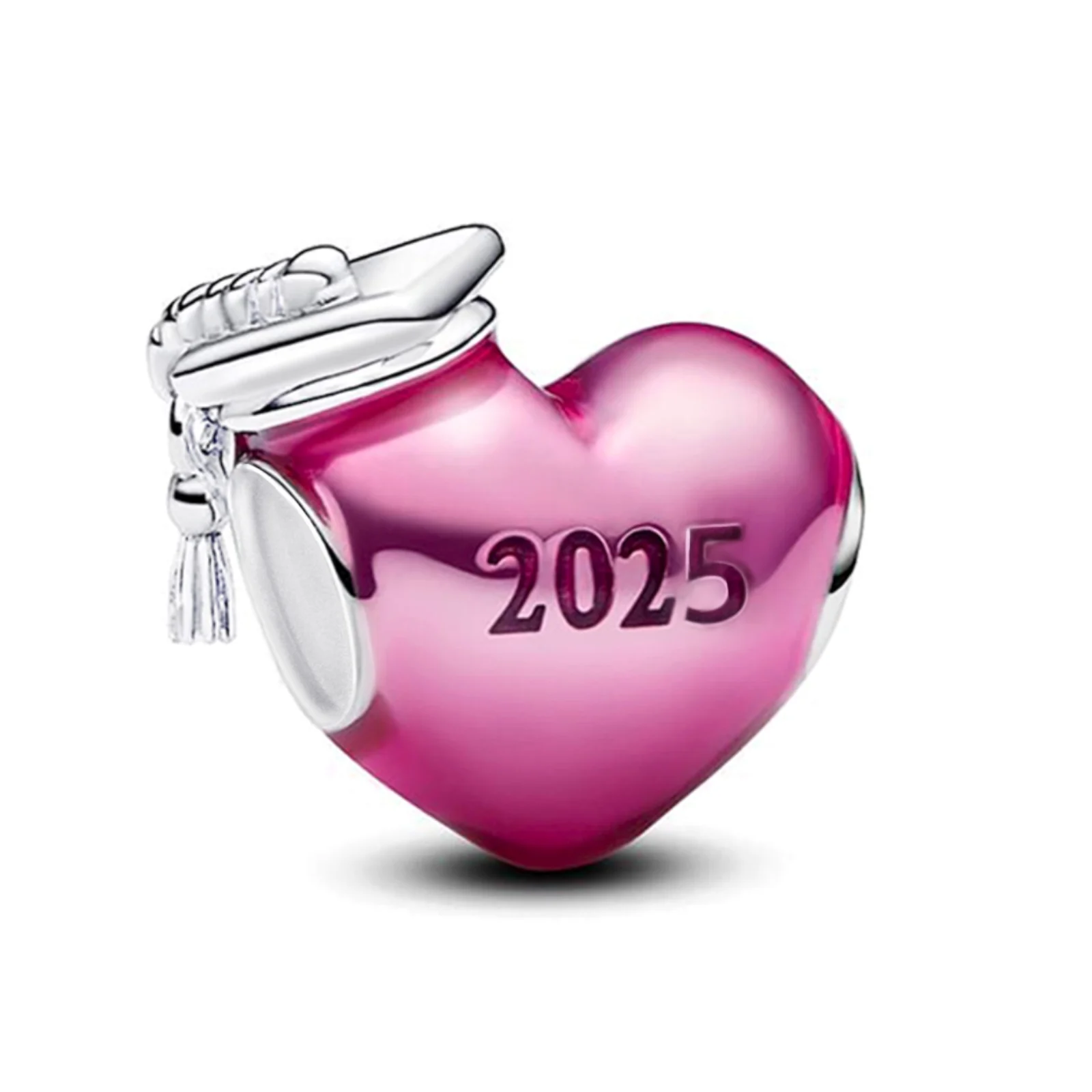 2025 New Hot Sale Perfume, Rose Bead Classic Pink Series Charm Fit Original Pan Bracelet Necklace Pendant DIY Women Jewelry Gift