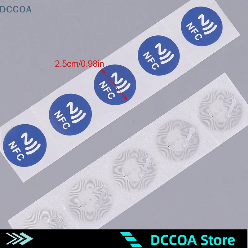 1/20/50 個書き換え可能な秘密キー NFC ラベルステッカー RFID バッジラベルステッカー電子 NFC タグ