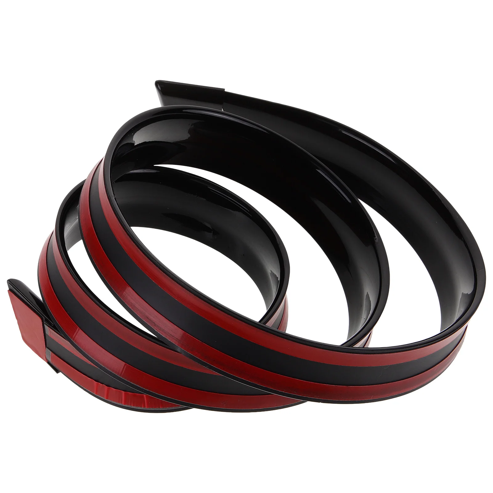 

Auto Rear Wing Spoiler 35cm Glossy Finish Universal Fit Sturdy Rubber Material Easy DIY Installation Spoiler Wing