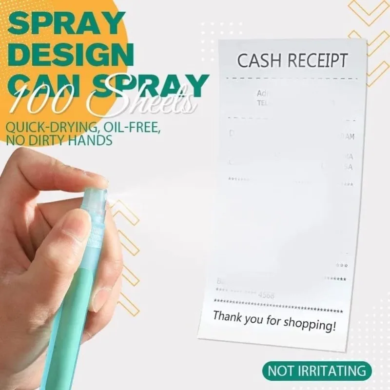 Picture 3: Elimination Privacy Spray Pen Thermal Paper Corrector Data Protection Privacy Protection Correction Fluid Portable Express Tool