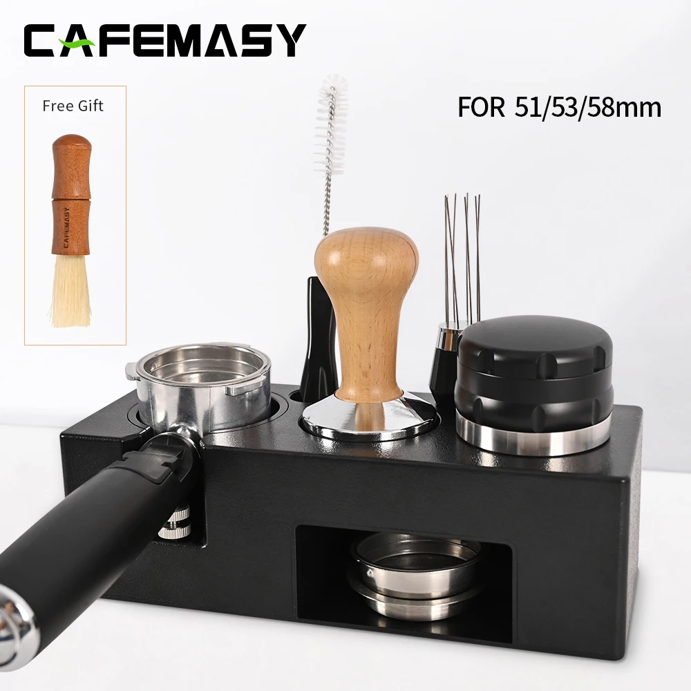 

Подставка для кофейного коврика CAFEMASY из АБС-пластика, держатель для порта, стойка для эспрессо 51/53/58 мм, подставка для порта, аксессуары для бариста