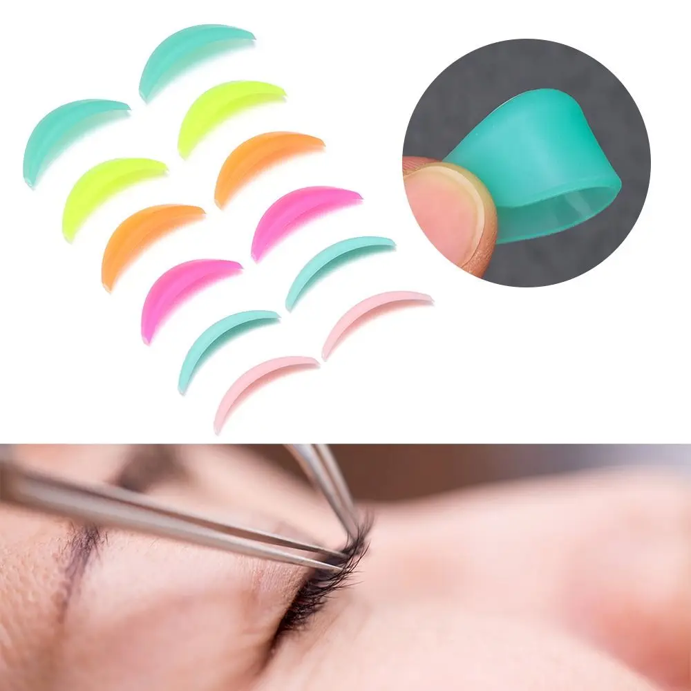 6 Paar Applicator Tools Siliconen Wimper Perm Pad Herbruikbare Wimper Extensie Siliconen Eye Patch Make-Up Accessoires