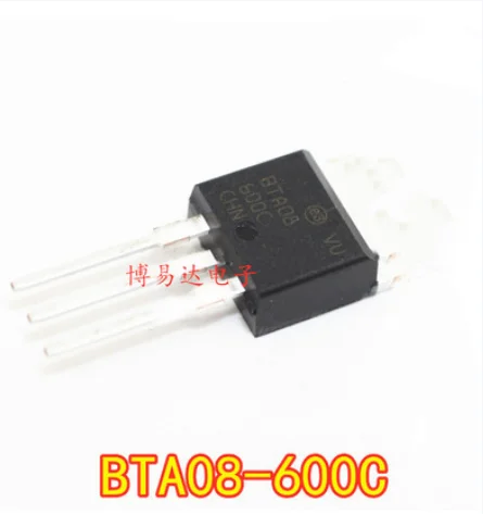 100PCS  BTA08-600C TO-220 8A/600V BTA06-600B