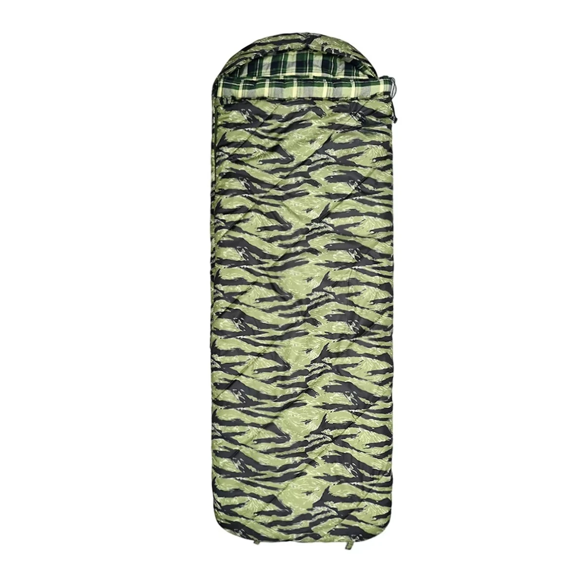 Premium Quality Adult Sleeping Bag Envelope-Style Hooded Design Outdoor Insulated Military-Grade Waterproof Sleeping Bag