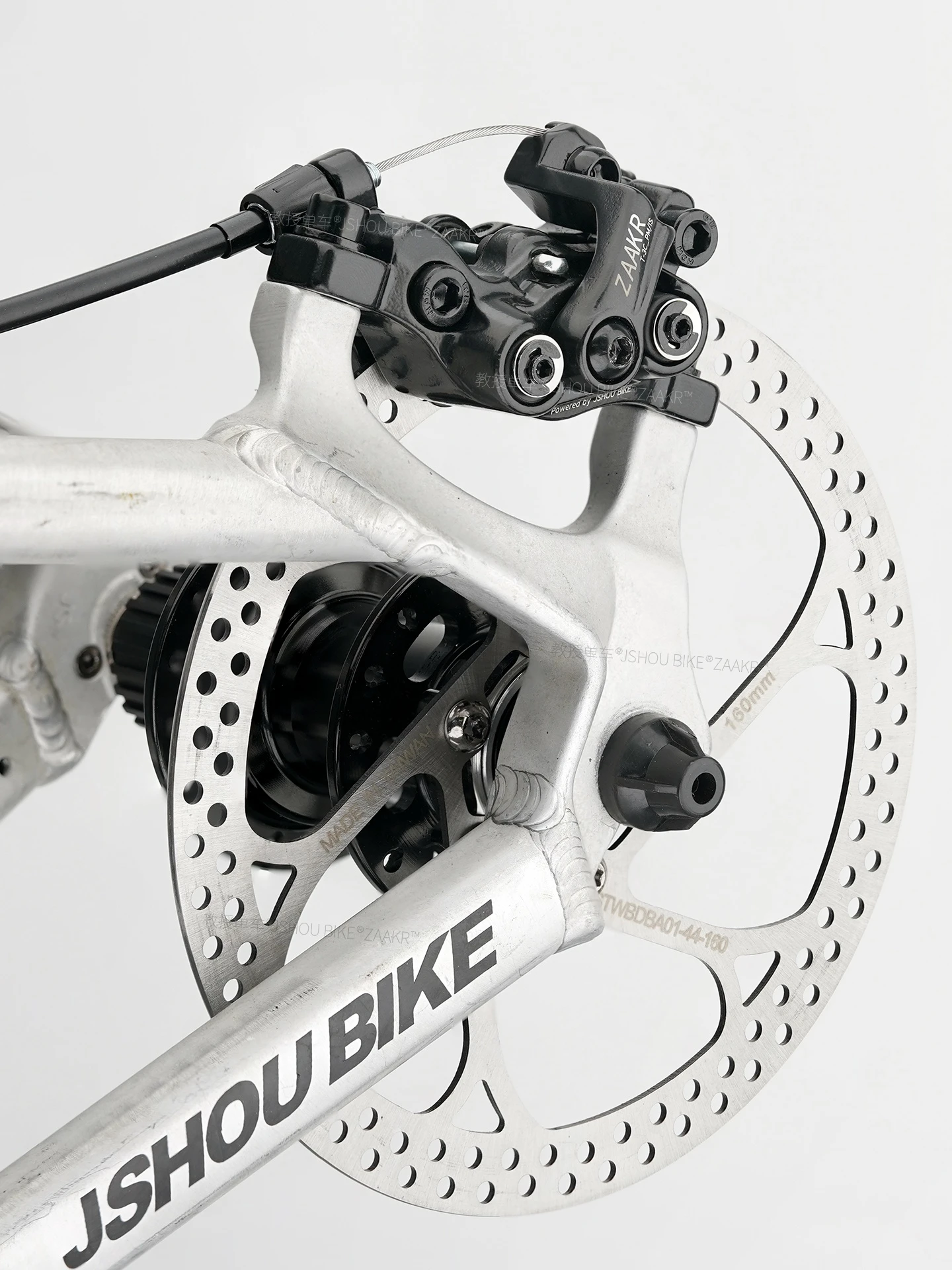 ZAAKR T-3C 4-Kolben-Kabel-Scheibenbremse, Aluminiumlegierung, Hohe Festigkeit & Präzise Bremsung, Geeignet für MTB/Klapp-/Elektrofahrräder – Detail 23