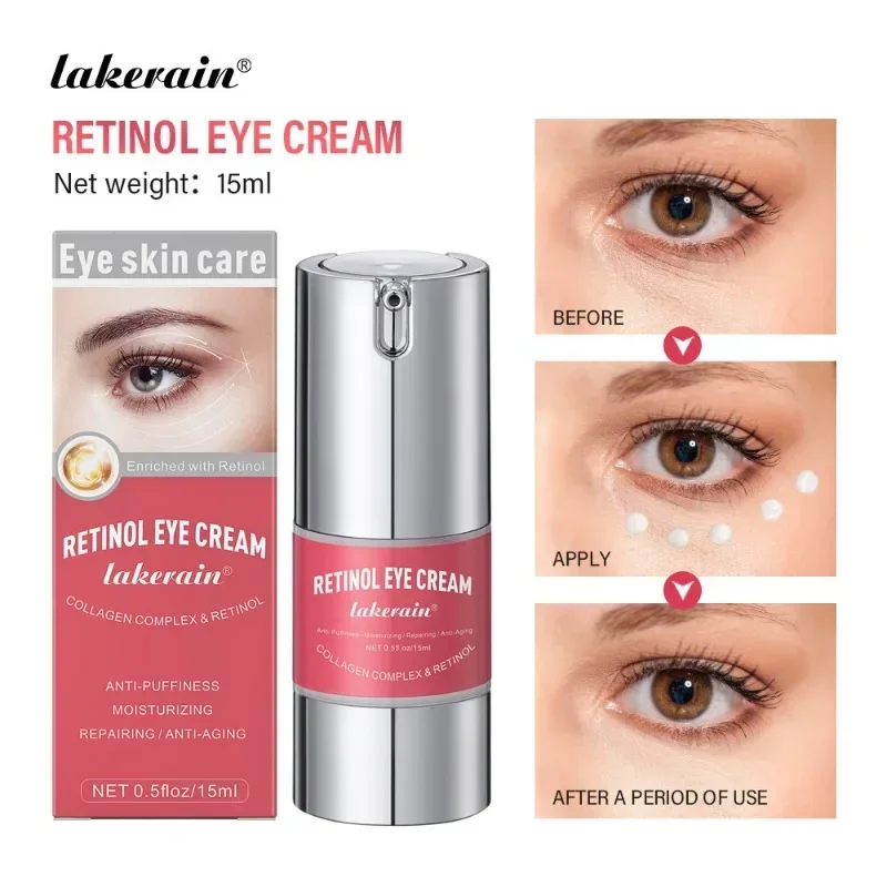 

Retinol Eye Cream Anti-Wrinkle Remove Eye Bags Dark Circles Lifting Firming Whitening Moisturizing Brighten Skin Care eye cream