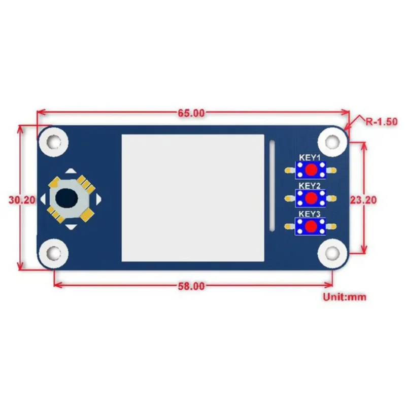 Chapeau d'affichage LCD IPS pour Raspberry Pi, interface éventuelles I, LED, 1.3x240 pixels, 240 pouces