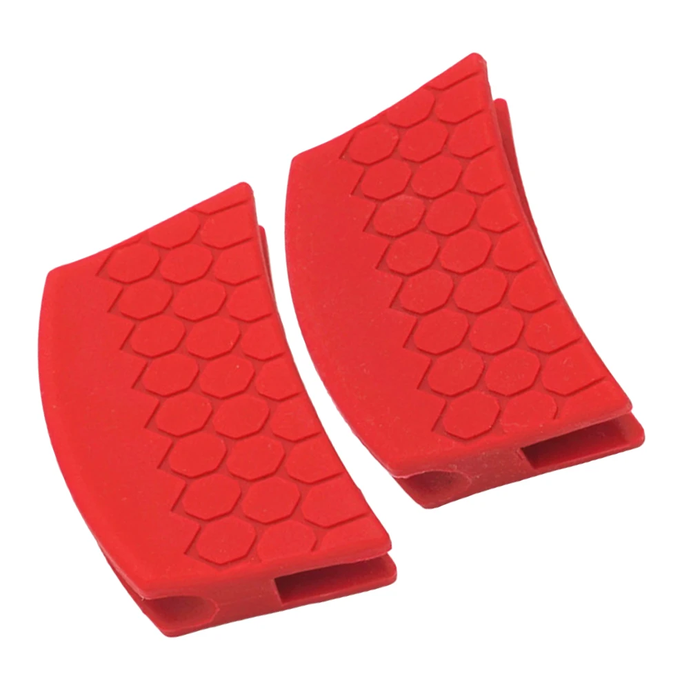 

1Pair Silicone Pot Handle Sleeve Heat Resistant Anti-Scalding Non-Slip Pot Grip Cover Suitable for Pan Wok Saucepan Cooking