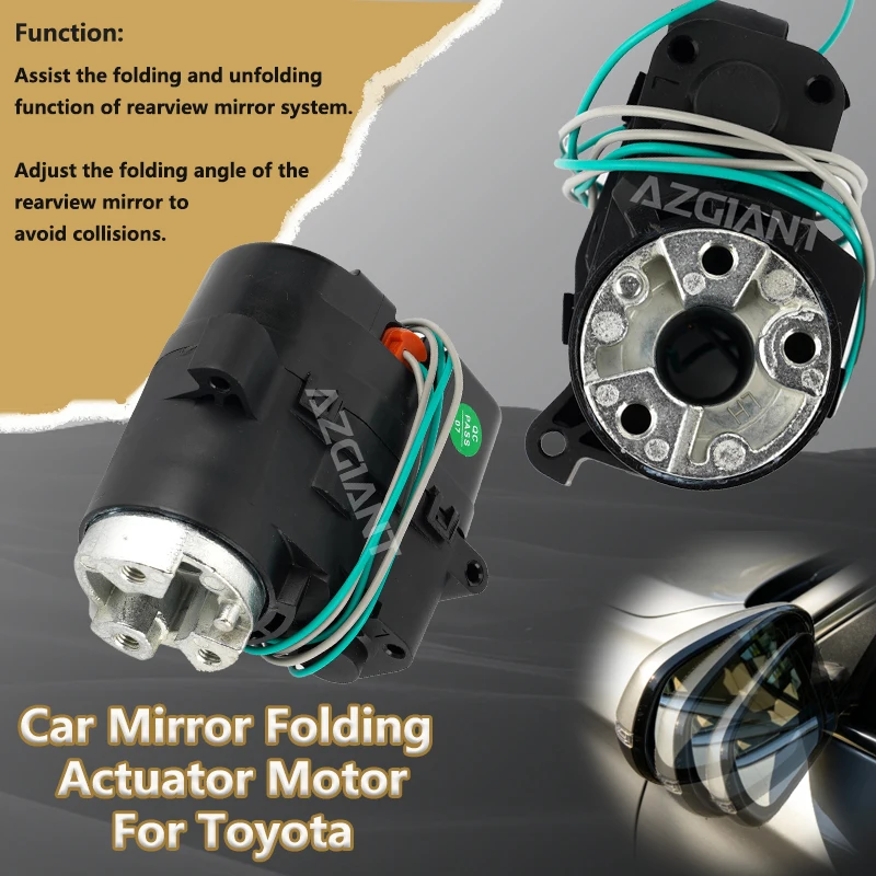 

For Toyota Auris E180 Mk2/Avanza F650 Veloz/Belta/Camry MK7 Car Exterior Auxiliary power folding mirror R L motor maintain R L