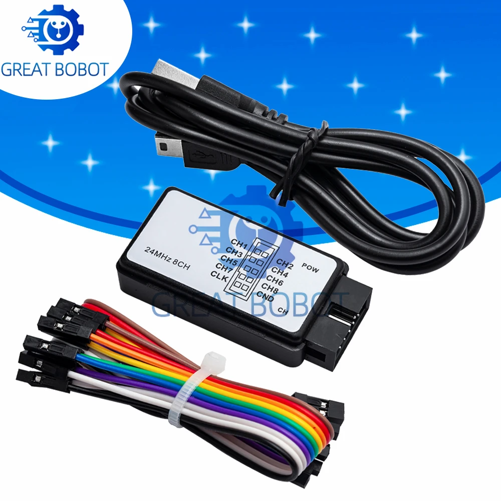 مصحح الأخطاء USB BS - 24 ميجا هرتز، 8 - قناة، 24 مترًا/ثانية - تصحيح أخطاء ARM وFPGA