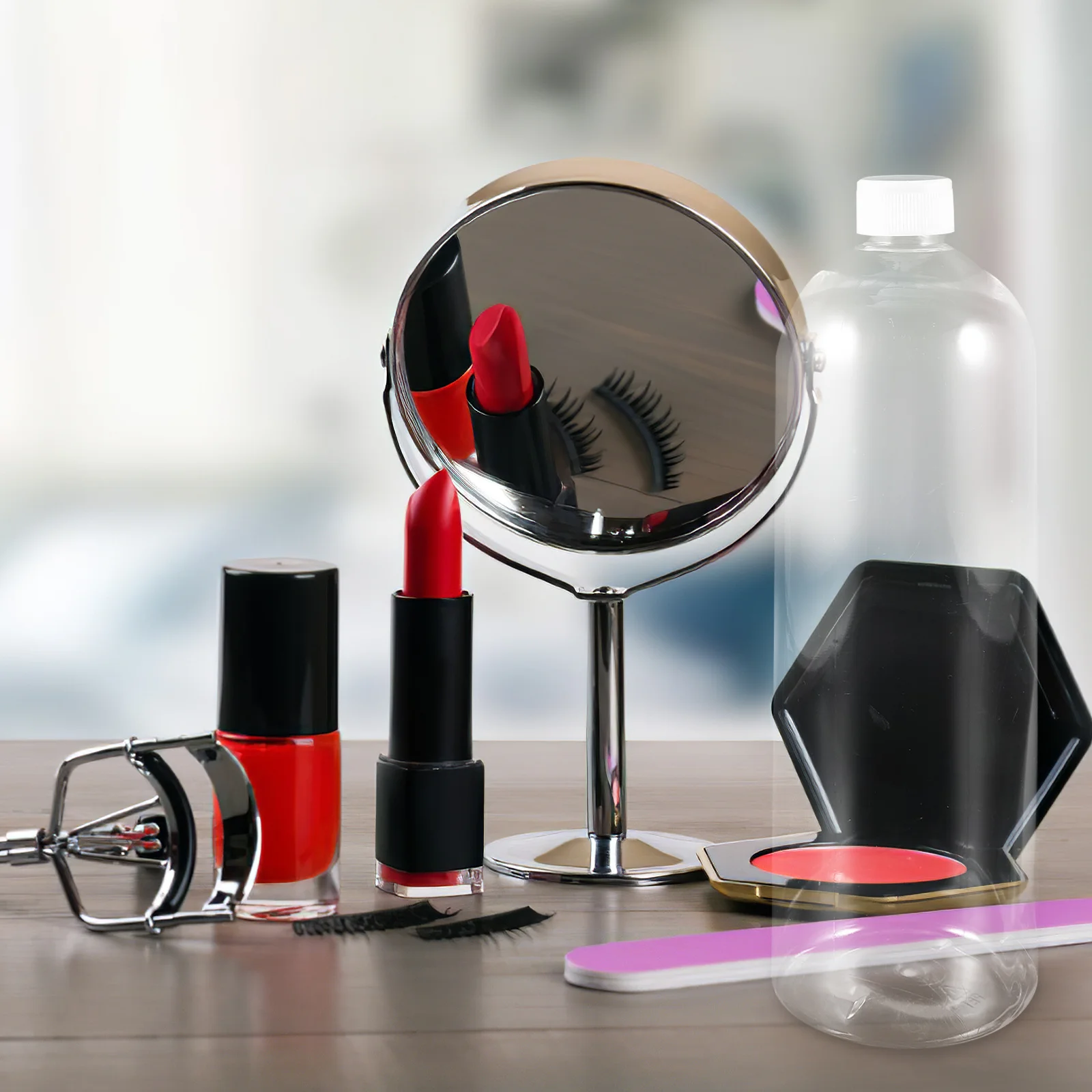 

5 Pcs Screw Cap Bottle Travel Shampoo Bottles Plastic Container Refillable Empty The Pet For Lotions