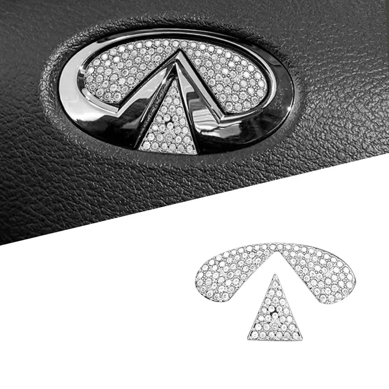 Auto Accessories Carbon Fiber/Crystal Diamond Decoration Sticker For  Infiniti Q30 Q50 Q60 QX60 QX50 QX70 QX80 G35 G37 Interior