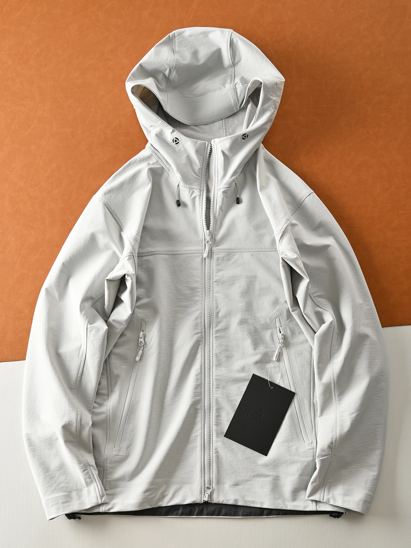 

Outdoor Softell Jaet Men Women Casual Faion Windproof Breathable Comfortable Hooded Fce Lined Autumn Winter Coat