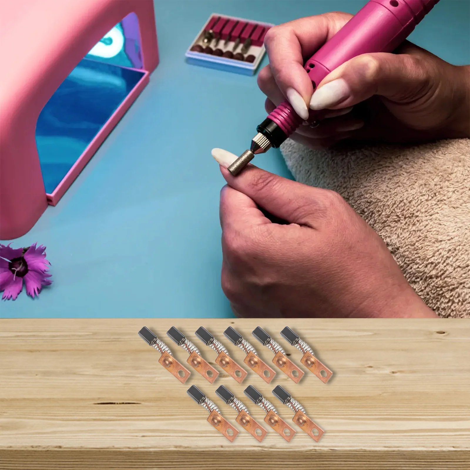 

Brand New Carbon Brush For Electric Grinder 0.5*0.3*0.3cm For 210 102L 105L 90 204 Replacement Drill Accessories