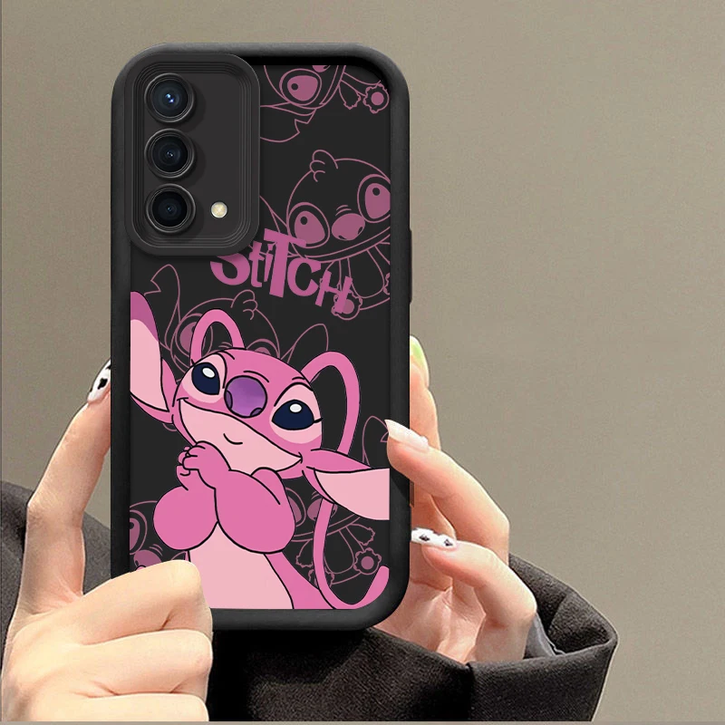 

Disney Cute Stitch For Reno X5 X3 10 8T 7Z 6 5 Pro Plus Pro 4G 5G Eye Ladder Phone Case