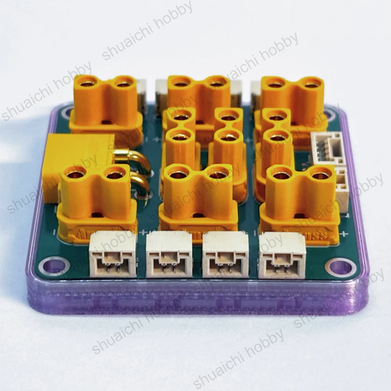 1PCS Für RoboMaster RC Roboter Power Verteilung Board XT30 Bus Zentrale Bord PDB mit GH 1,25-2P/4P Port 3D Gedruckt Untere Basis