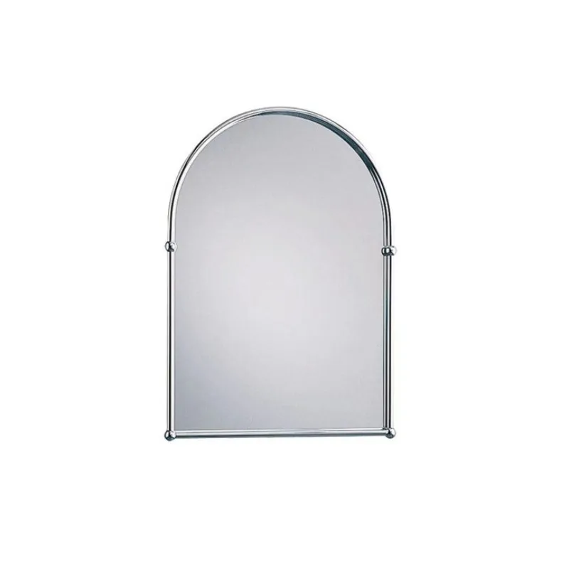 Miroir de salle de bains en arc Vintage français, miroir de salle de bains en laiton doré, vue européenne, Dressing de salle de bains