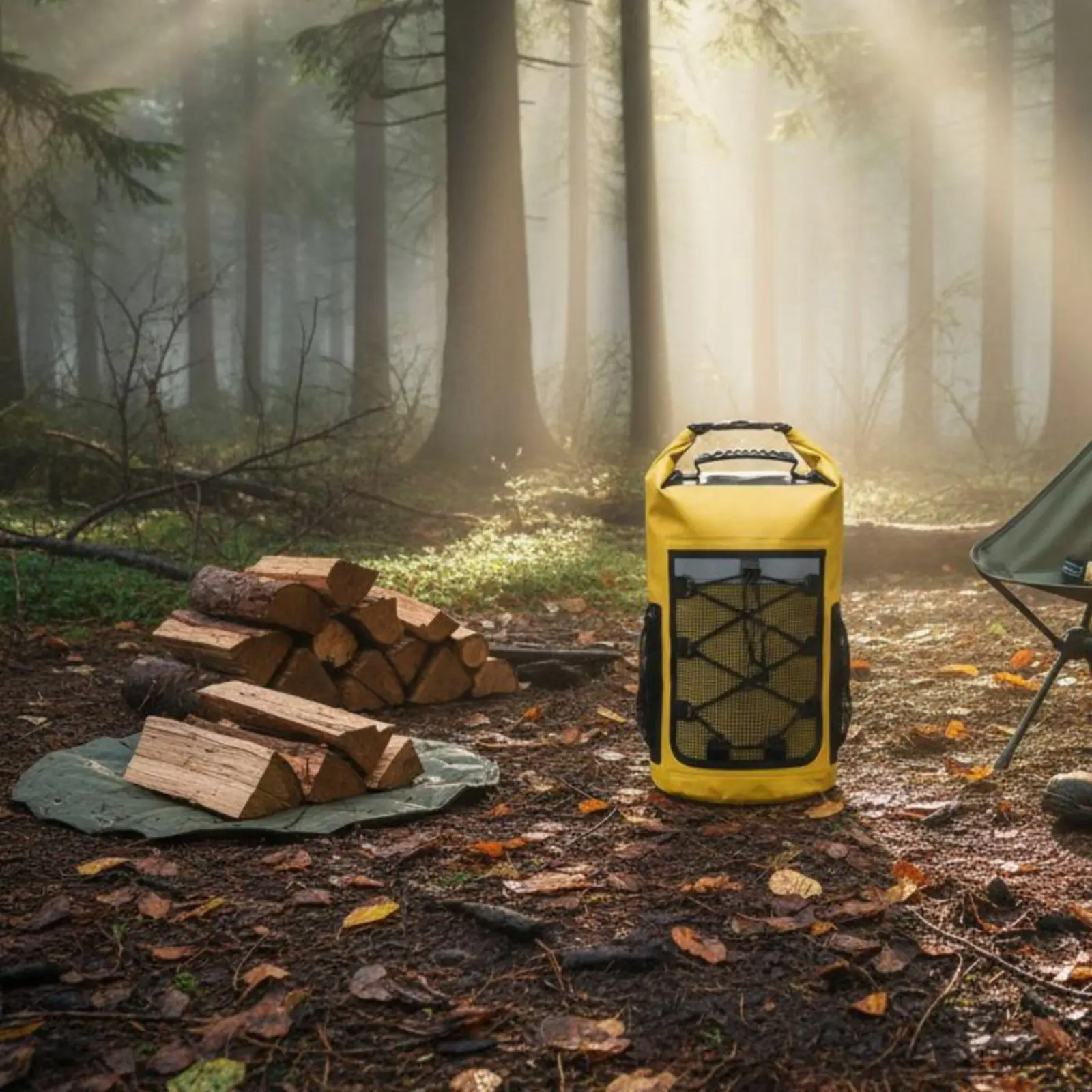Waterproof Roll Top Bag Reflective Strip Roll Roll-Top Waterproof Bag Floating Dry Sack Lightweight Waterproof Backpack Sack