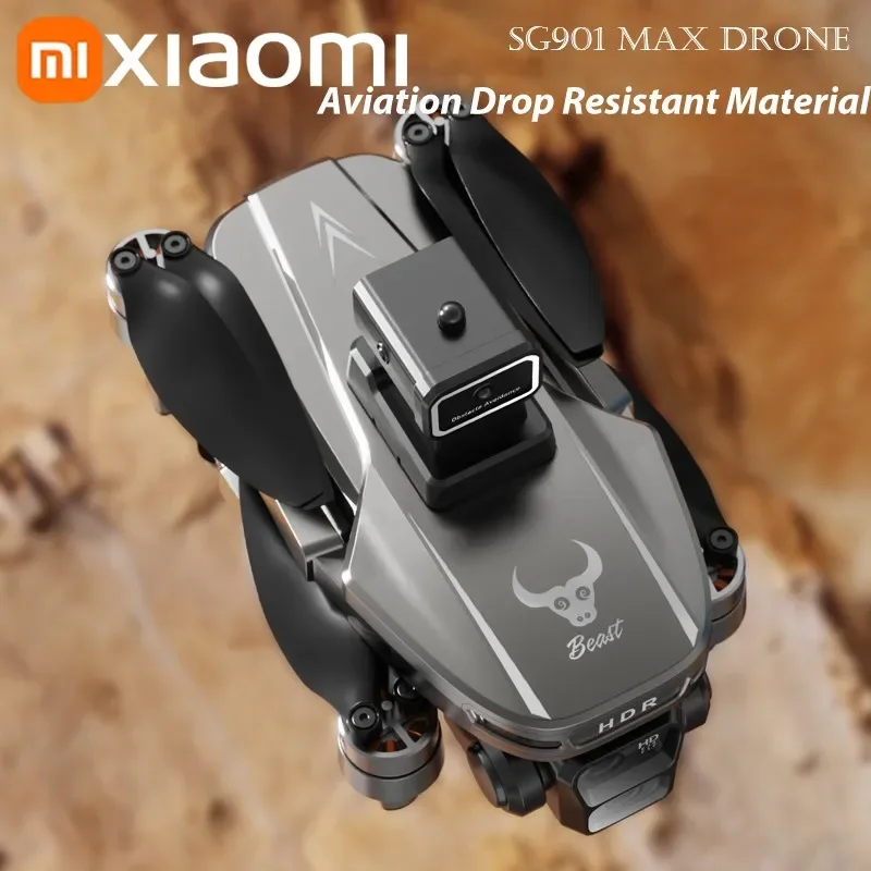 Xiaomi SG901 MAX GPS Дрон Профессиональный 8K Воздушный HD Предотвращение препятствий с большим экраном Пульт дистанционного управления Складной бесщеточный дрон