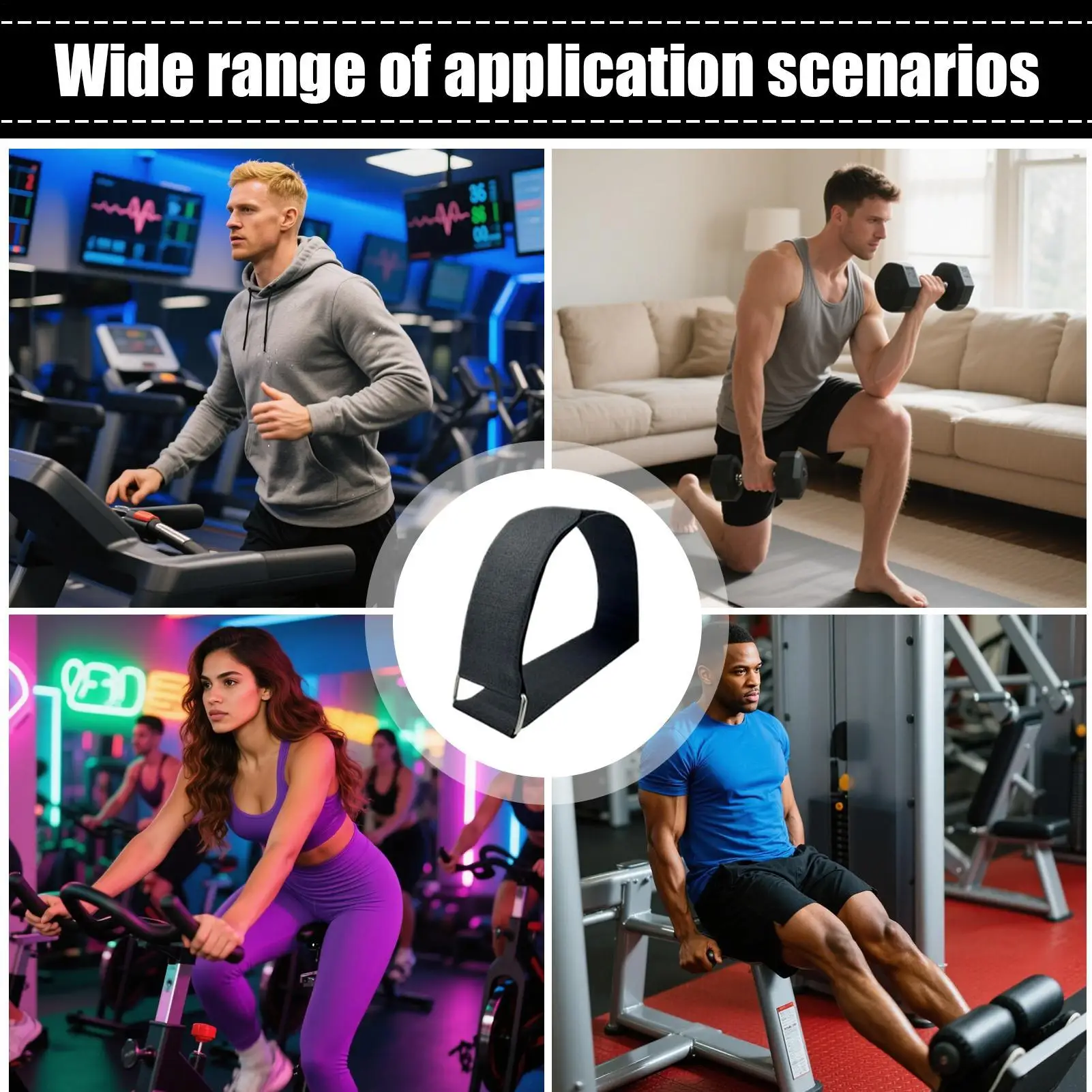 

Эспандер для педалей под столом, эллиптические ремни для педалей для тренировок ног, оборудование для тренировок для офиса, тренажерного зала, фитнеса в помещении