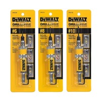 DEWALT #6 #8 #10 Drill Flip Drive Complete Unit DW2700 DW2701 DW2702 2 in 1 Countersink Wood Drill Bit 6mm 8mm 10mm