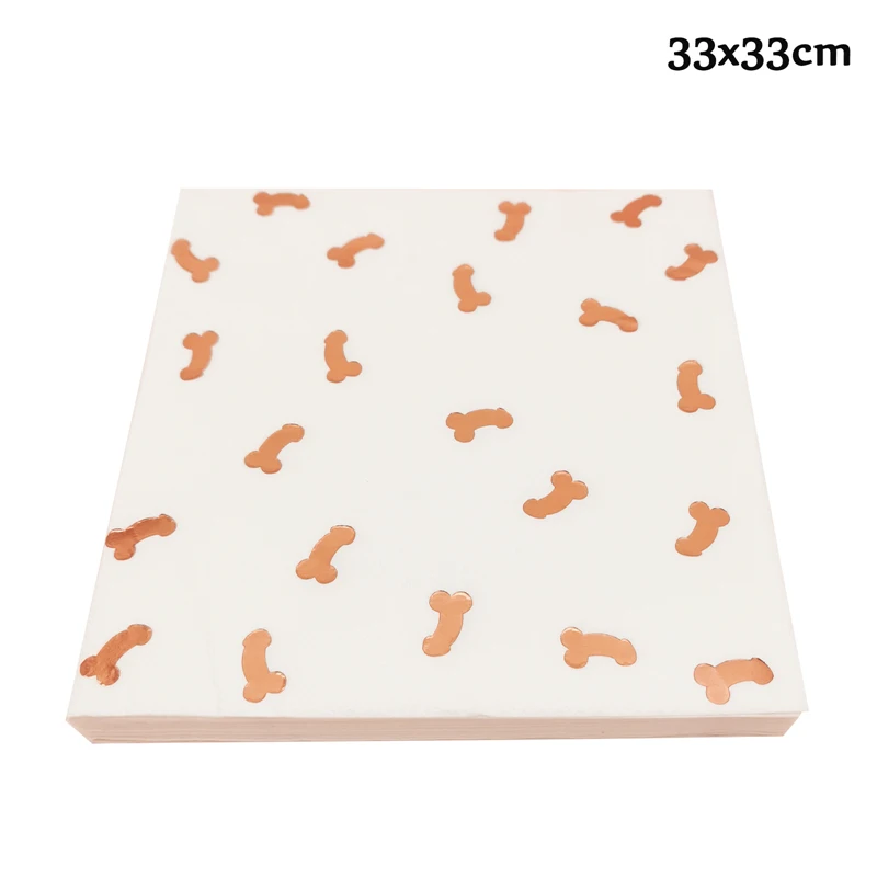 10 قطعة الطيور ليكون القضيب ويلي الزفاف منديل ورقي للاستعمال مرة واحدة الزفاف دش العازبة الدجاجة ليلة حفلة خطوبة الديكور