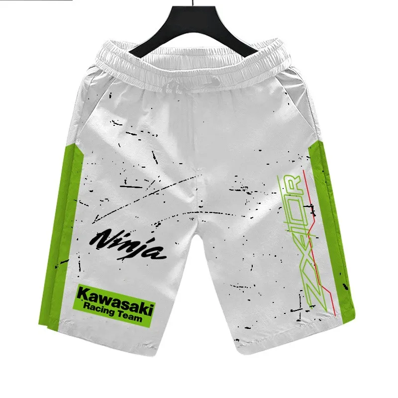 Kawasaki New Men\'s Padel Sport Shorts Summer Male Breathable Tennis Shorts Quick-Drying Motorcycle Trousers Running Sportwear