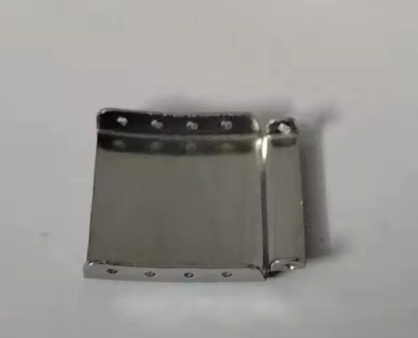 100pcs/lot SIlver Color 16MM Steel Watch Strap Bracelet Extender Clasp Extension with Step W1468
