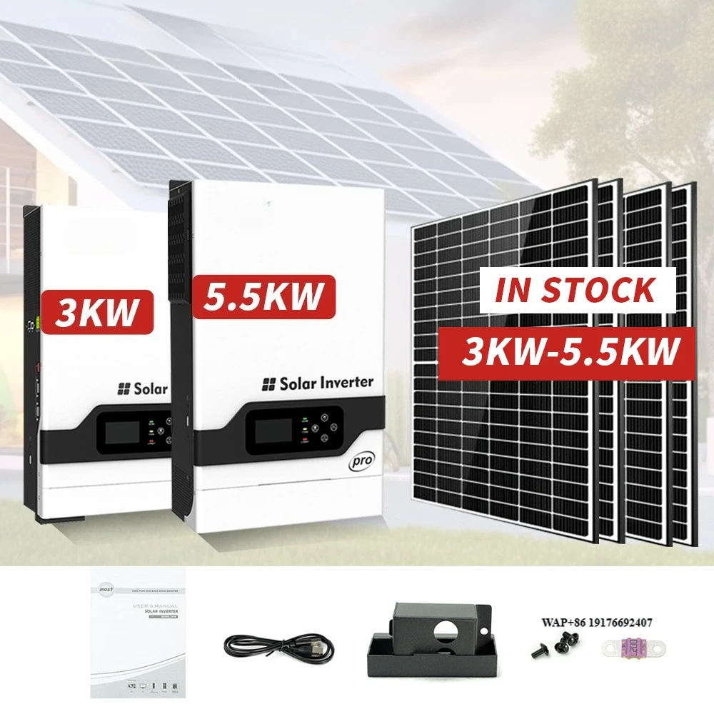 MUST Eu Warehouse Stock PV1800 PRO China Inverter Home Solar System 3KW 3.2KW 5kw 5.2KW off Grid Solar Inverter Residential