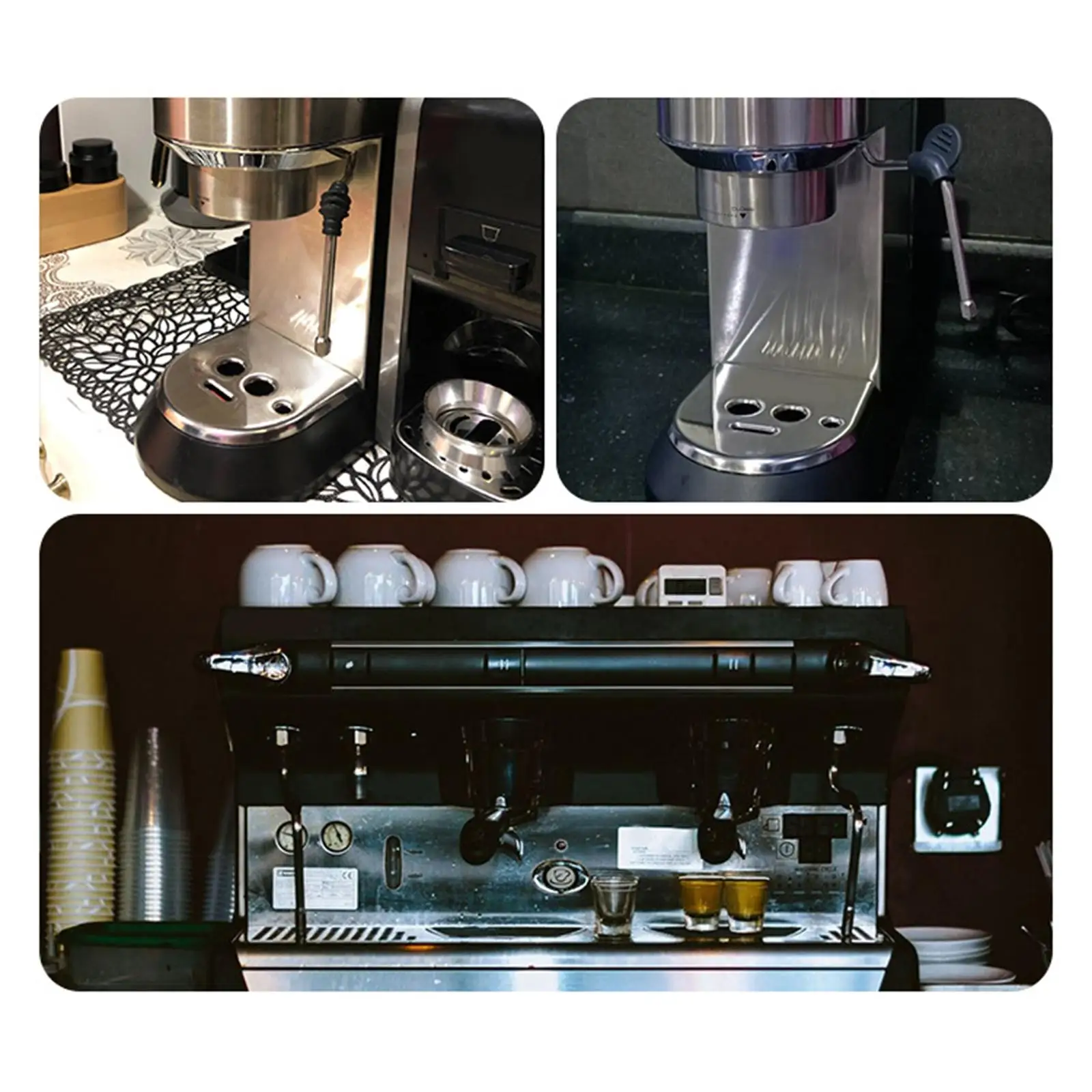 ماكينة اسبريسو قهوة من الفولاذ المقاوم للصدأ 304 قطع غيار عصا البخار ل EC680/EC685 لآلة القهوة رانسليو
