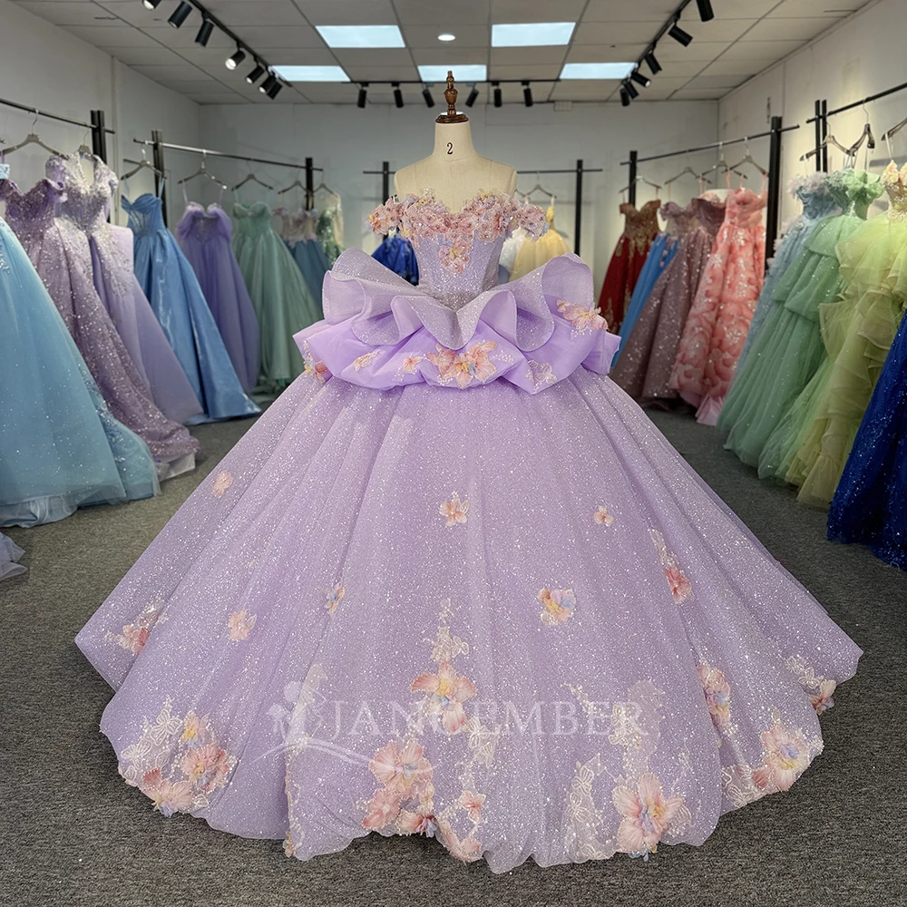 

Бальное платье с открытыми плечами Sweet 16, платье с блестками, индивидуальное платье принцессы Quinceanera на день рождения с кристаллами, платье quinceañeras