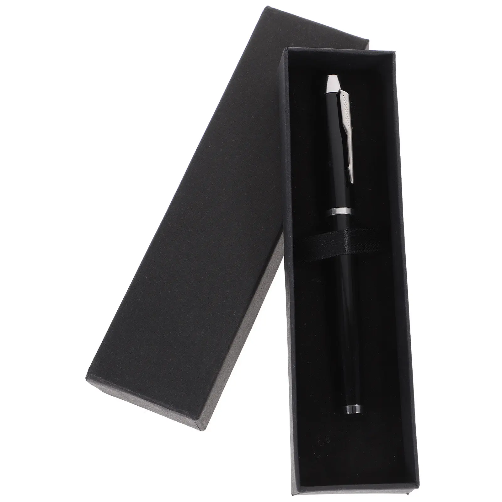 

Набор из 1 черного металлического ручек в тонком легком портативном футляре – идеальный подарок на годовщину, Рождество, День рождения