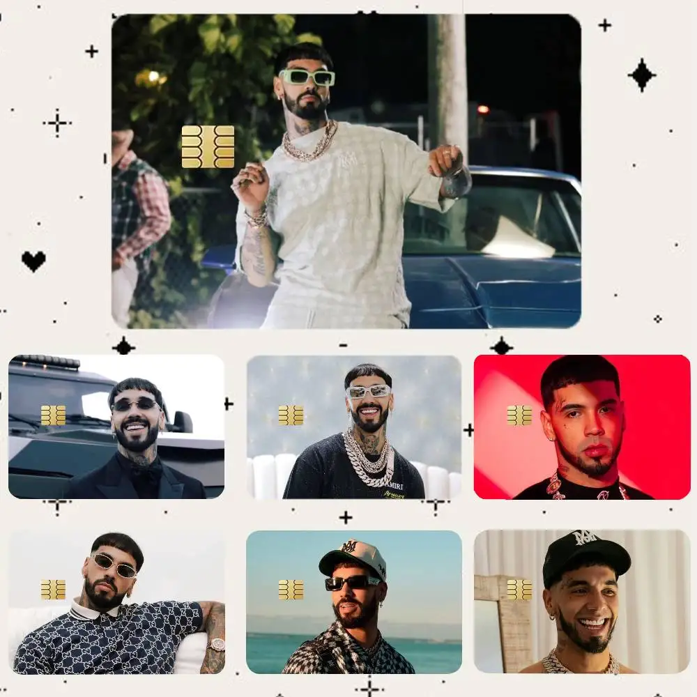 

A-Anuel AA HD Waterproof Card Skins Protective Stickers for Credit Bank Game Cards