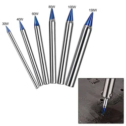 30-150W Blue Pointed Welding Tips External Heat Soldering Iron Lead-Free Station Solder Soldering Iron Tip Soldering Accessories
