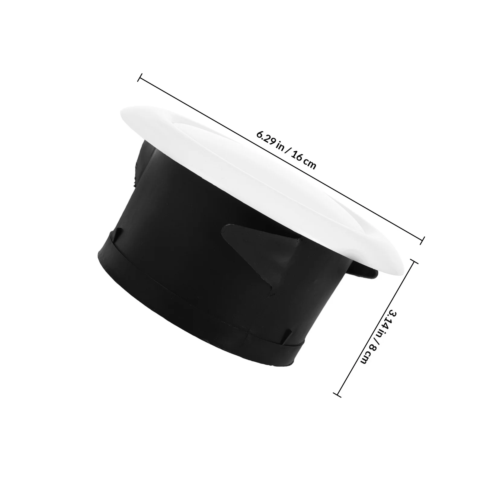 ABS Air Valve Diffuser Round Ceiling Diffuser for Bathroom Kitchen Garage Exhaust Fan Adjustable Airflow Vent Cover